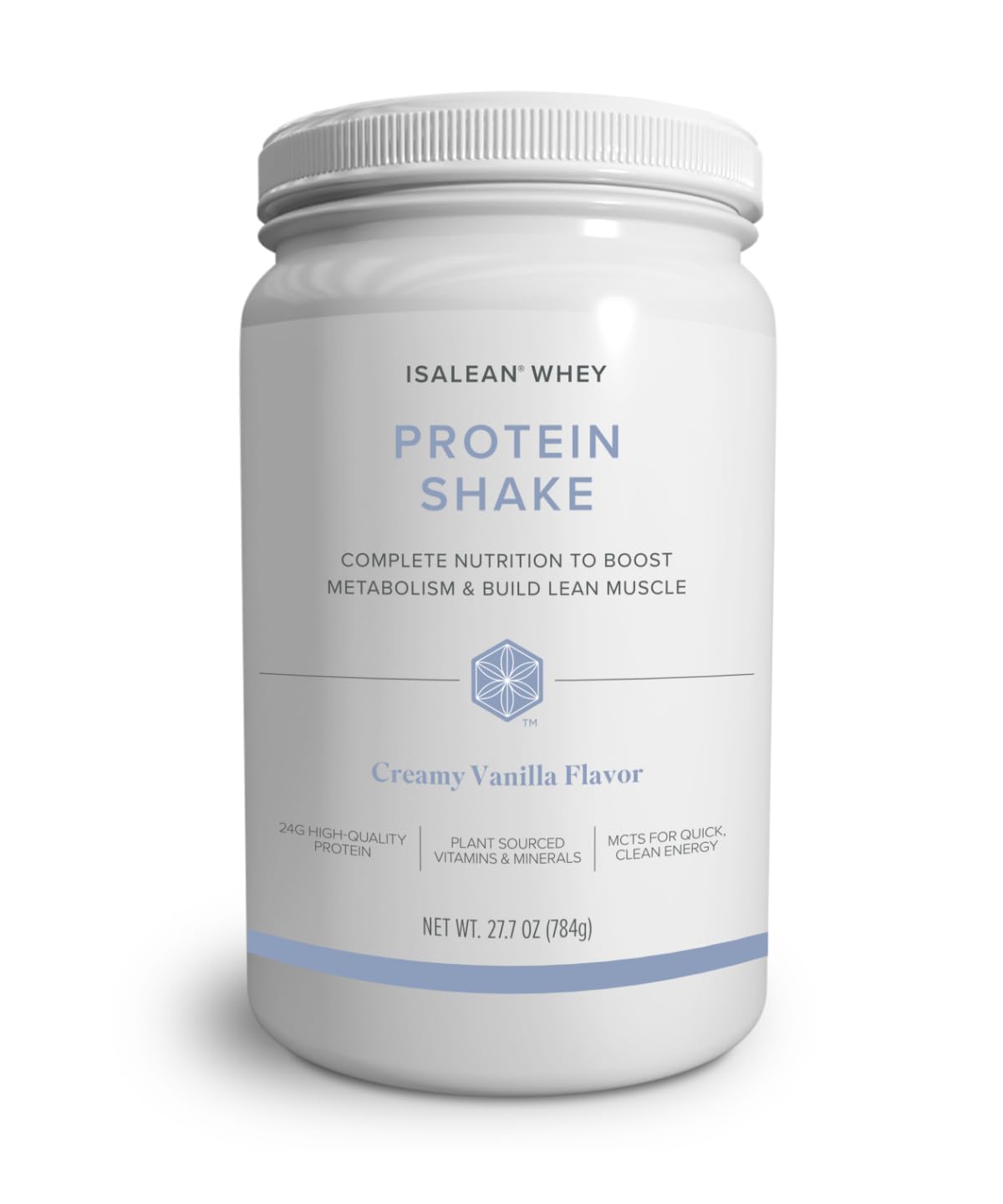 Isagenix IsaLean, 24g Protein Shake, Creamy Chocolate, 28.1 oz | Meal Replacement Protein Shake, Supports Lean Muscle, Keeps You Full for Longer, Formulated with MCT Oil and Vitamins