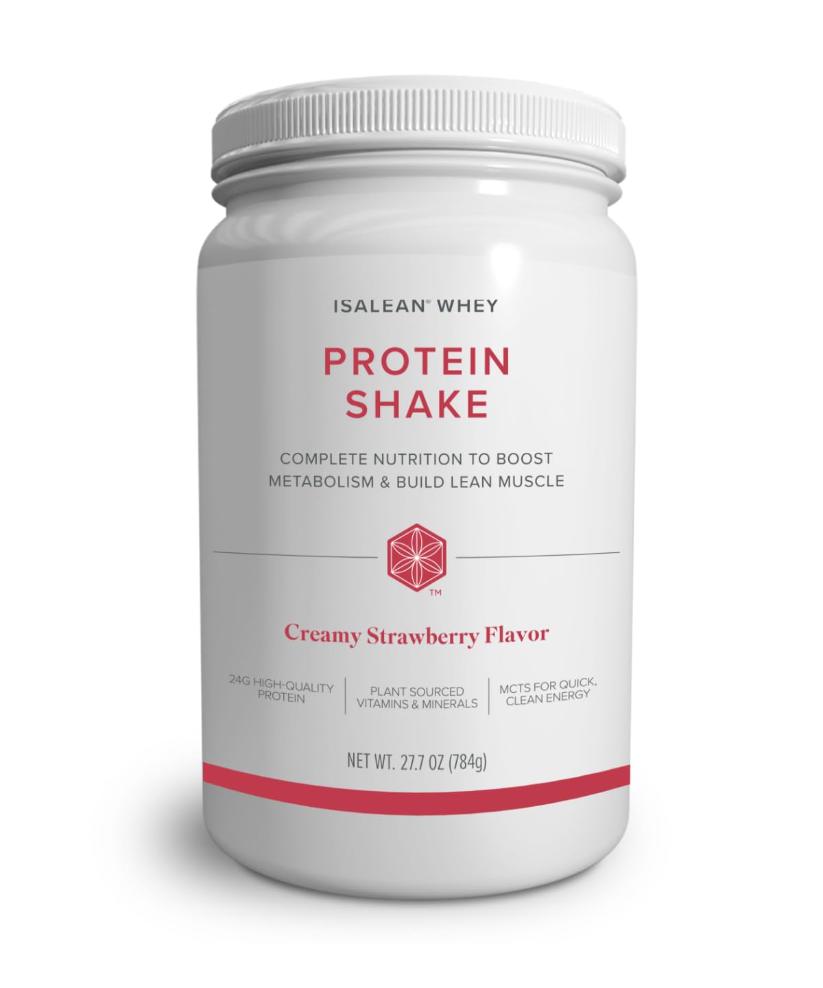Isagenix IsaLean, 24g Protein Shake, Creamy Chocolate, 28.1 oz | Meal Replacement Protein Shake, Supports Lean Muscle, Keeps You Full for Longer, Formulated with MCT Oil and Vitamins