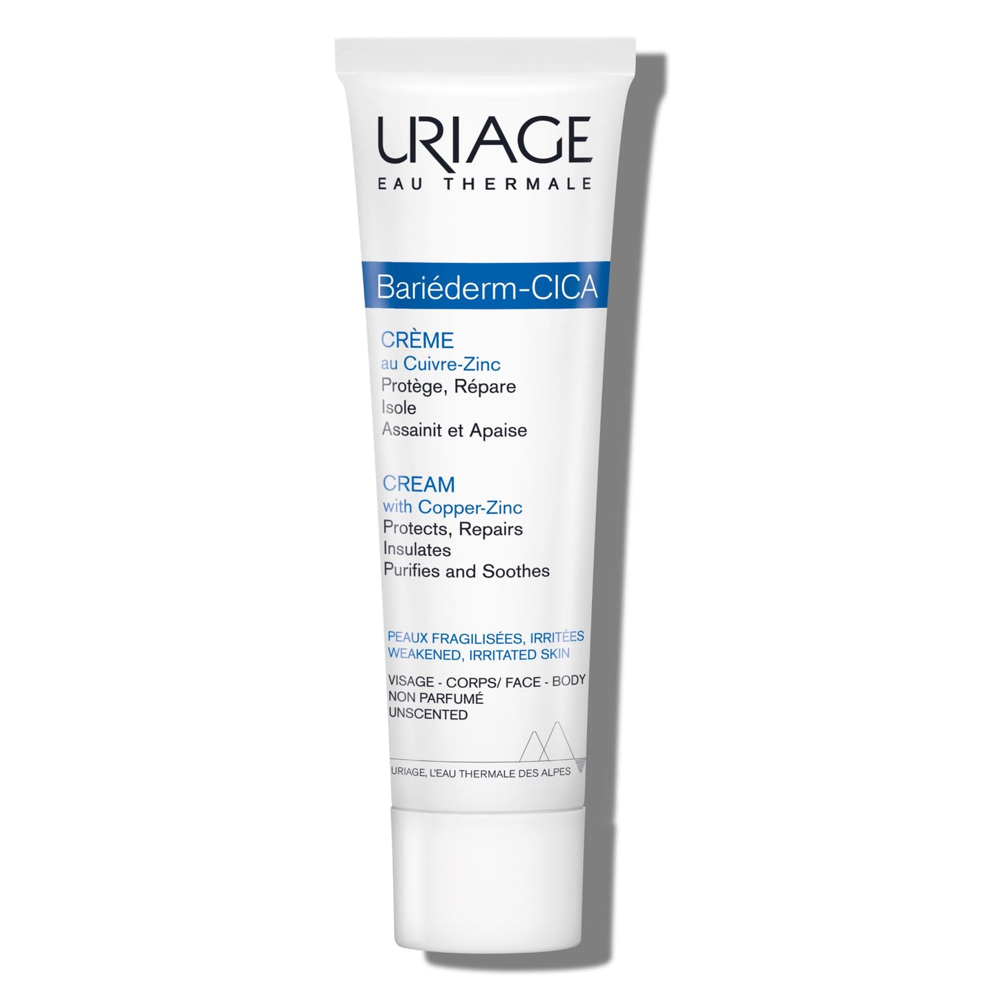 URIAGE Bariéderm-CICA Multi-Purpose Restoring Cream with Copper-Zinc & D-Panthenol | Enhances Skin Repair, For All Ages & Skin Types, Fragrance-Free