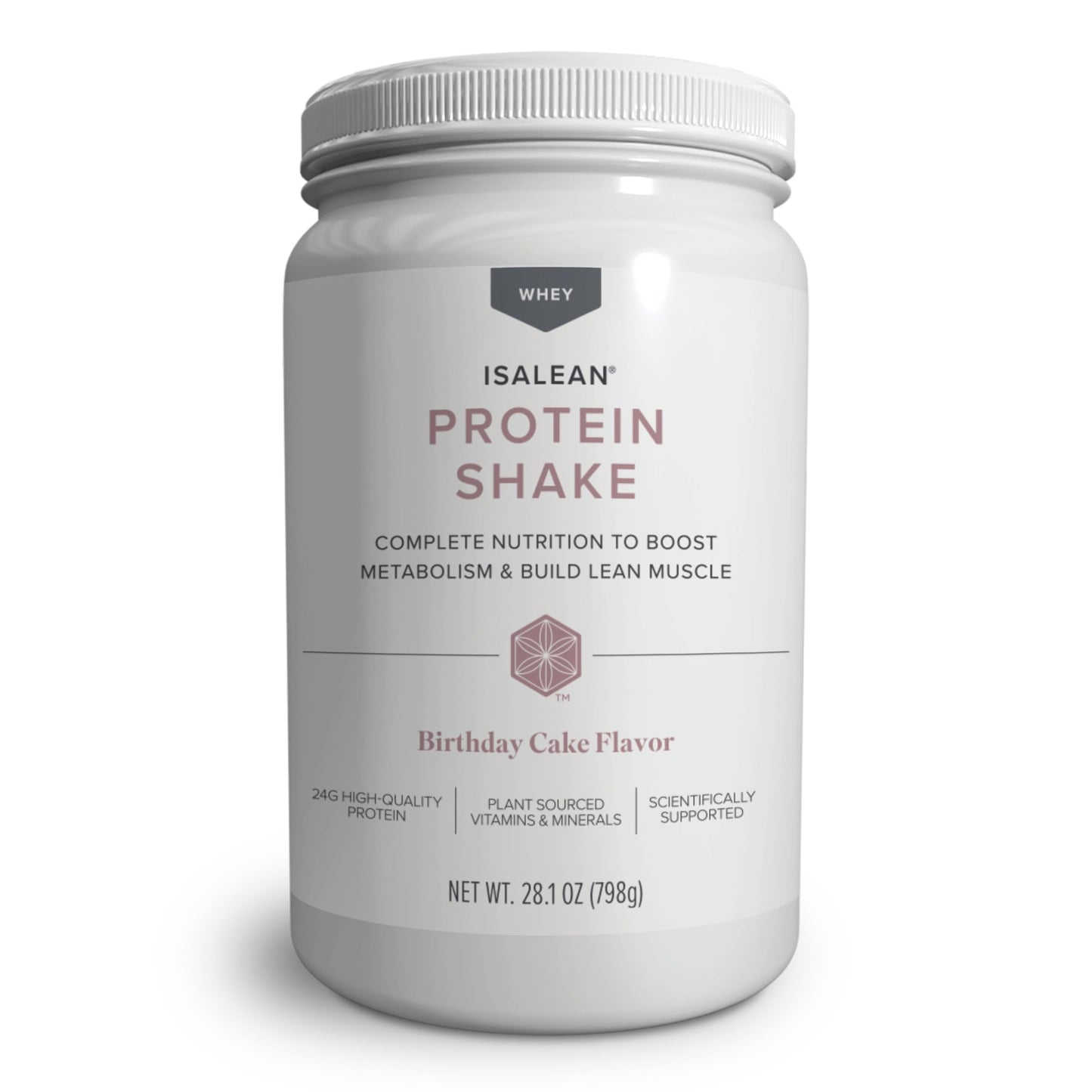 Isagenix IsaLean, 24g Protein Shake, Creamy Chocolate, 28.1 oz | Meal Replacement Protein Shake, Supports Lean Muscle, Keeps You Full for Longer, Formulated with MCT Oil and Vitamins
