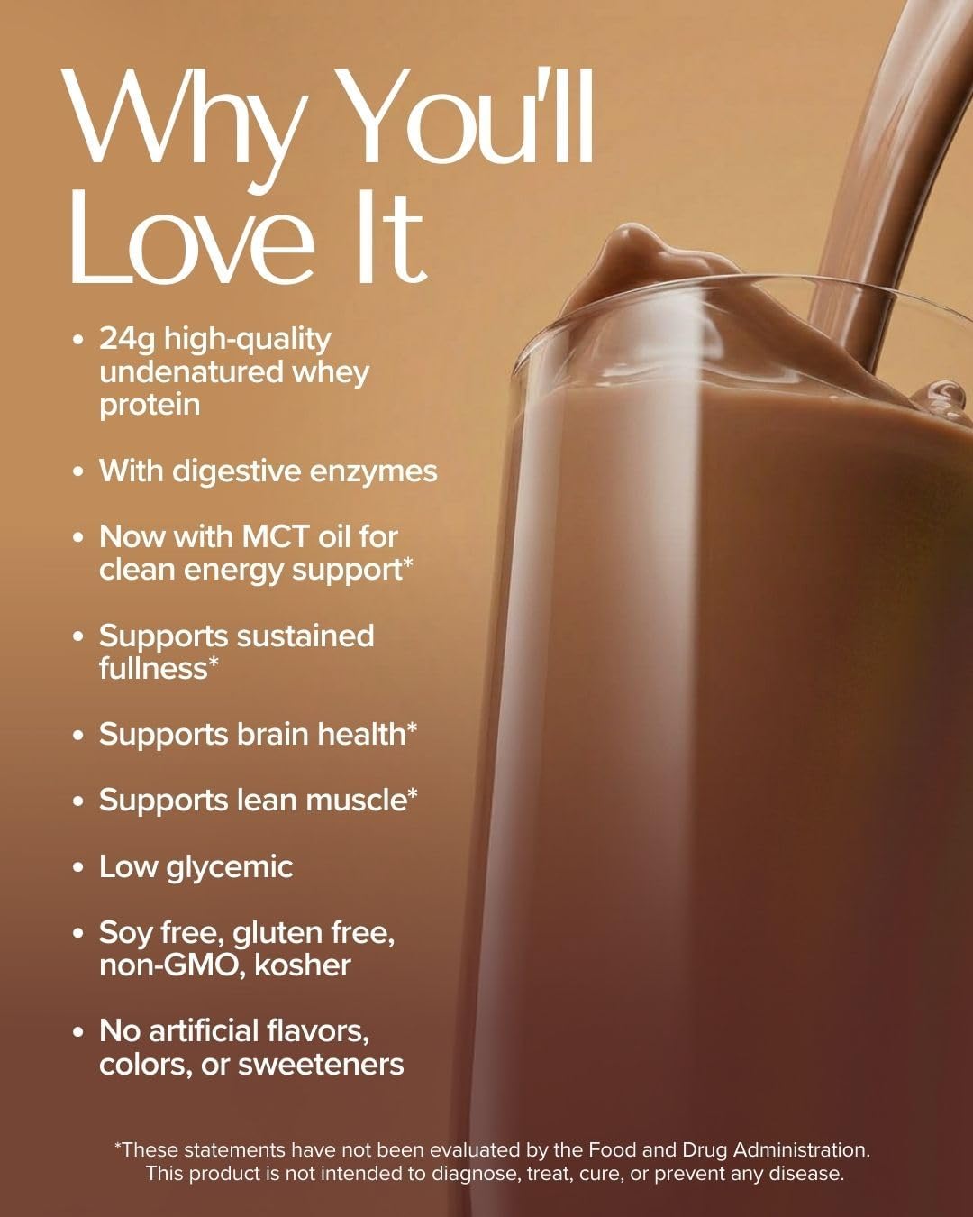 Isagenix IsaLean, 24g Protein Shake, Creamy Chocolate, 28.1 oz | Meal Replacement Protein Shake, Supports Lean Muscle, Keeps You Full for Longer, Formulated with MCT Oil and Vitamins