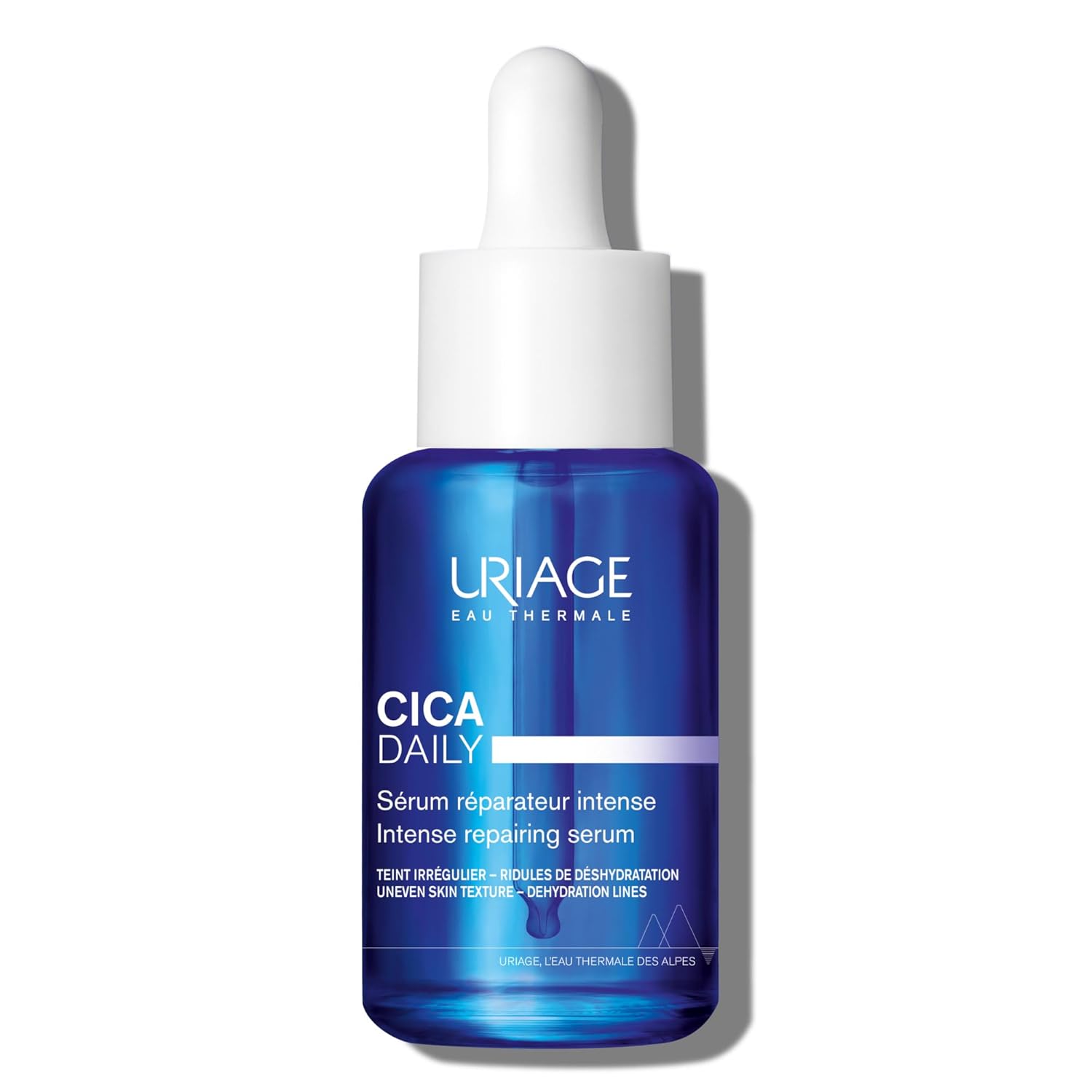 Uriage Cica-Daily Intense Repairing Serum, Made With Prebiotic, Hyaluronic Acid & Centella Asiatica, Boosts Skin Repair, Paraben & Fragrance-Free, Non-Comedogenic