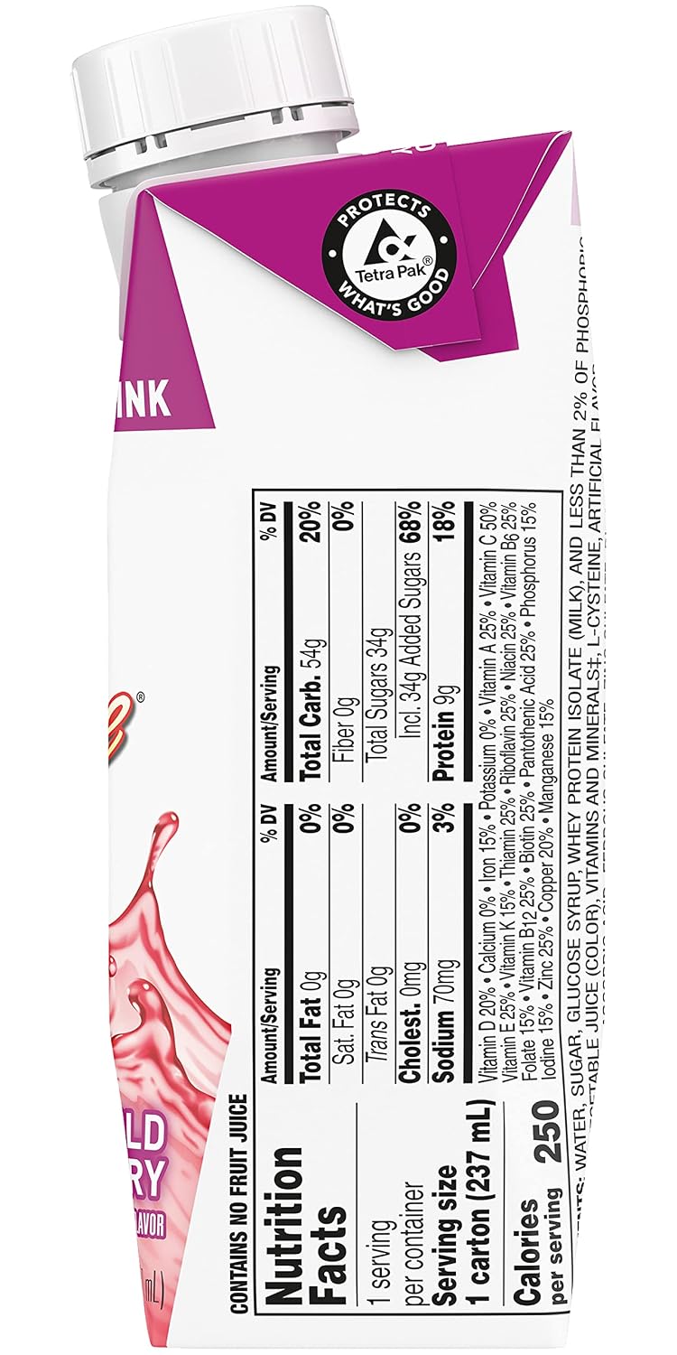 Boost Breeze Nutritional Drink Wildberry, 8 Fl Oz (Pack of 12)