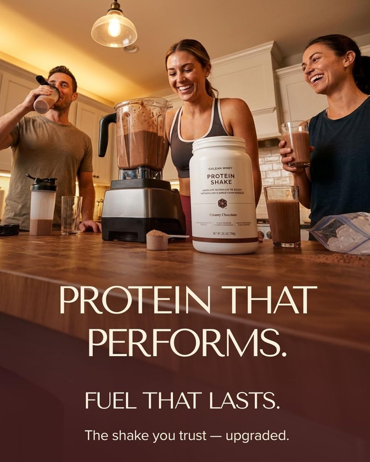 Isagenix IsaLean, 24g Protein Shake, Creamy Chocolate, 28.1 oz | Meal Replacement Protein Shake, Supports Lean Muscle, Keeps You Full for Longer, Formulated with MCT Oil and Vitamins