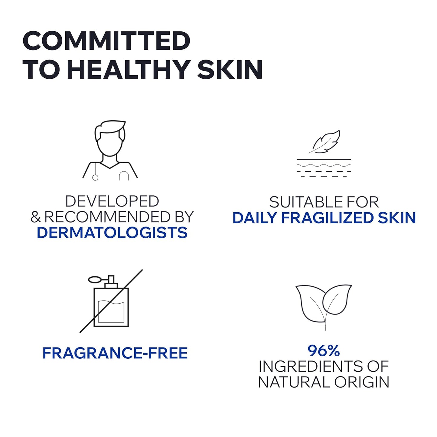 Uriage Cica-Daily Repairing Gel-Cream For Face, Made With Prebiotic, Centella Asiatica & D-Panthenol, Ultra-Light Gel, Paraben & Fragrance-Free, Non-Comedogenic