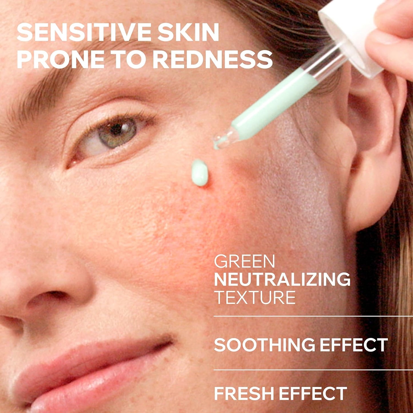 Uriage Roseliane Smoothing Serum, Visibly Calms Redness, Heating Sensations, Fine Lines, Face, Hesperidin, Enoxolone, Niacinamide, Squalane, Uriage Thermal Water