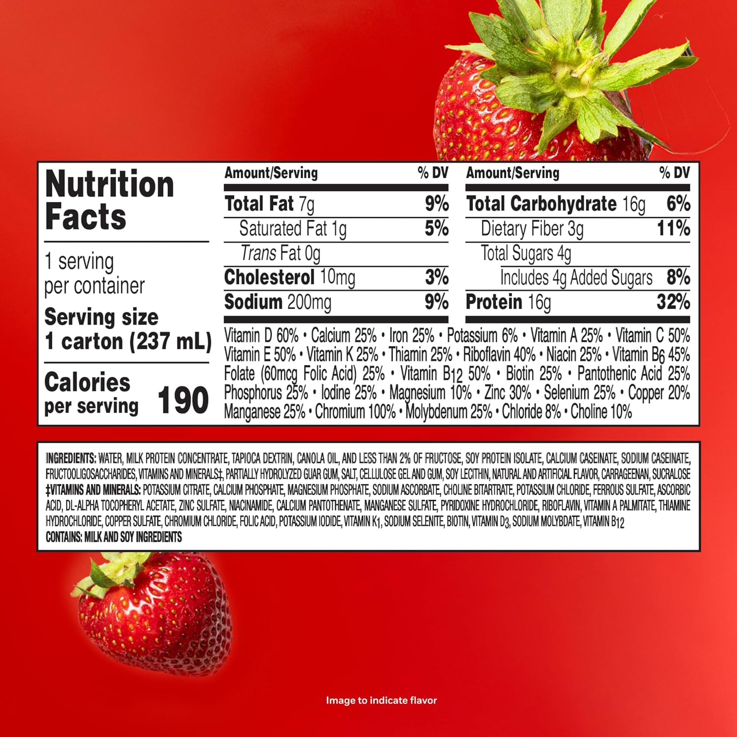 BOOST Glucose Control Ready to Drink Nutritional Drinks, Creamy Strawberry, 8 fl oz Carton (4 x 6 Packs)