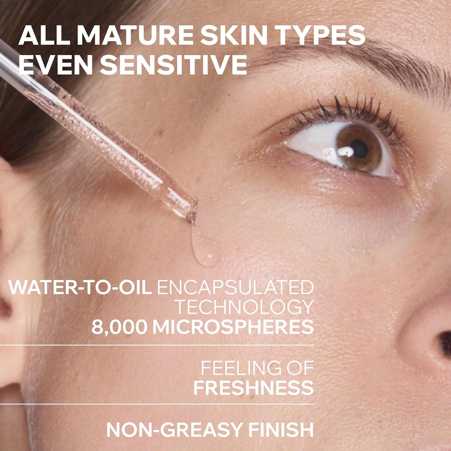 Uriage Age Absolu Collagen Booster Micro-Redensifying Serum With Procollagen Peptides & Retinol, Plumping Effect, Wrinkles, Radiance, Volume, Non-Greasy Finish