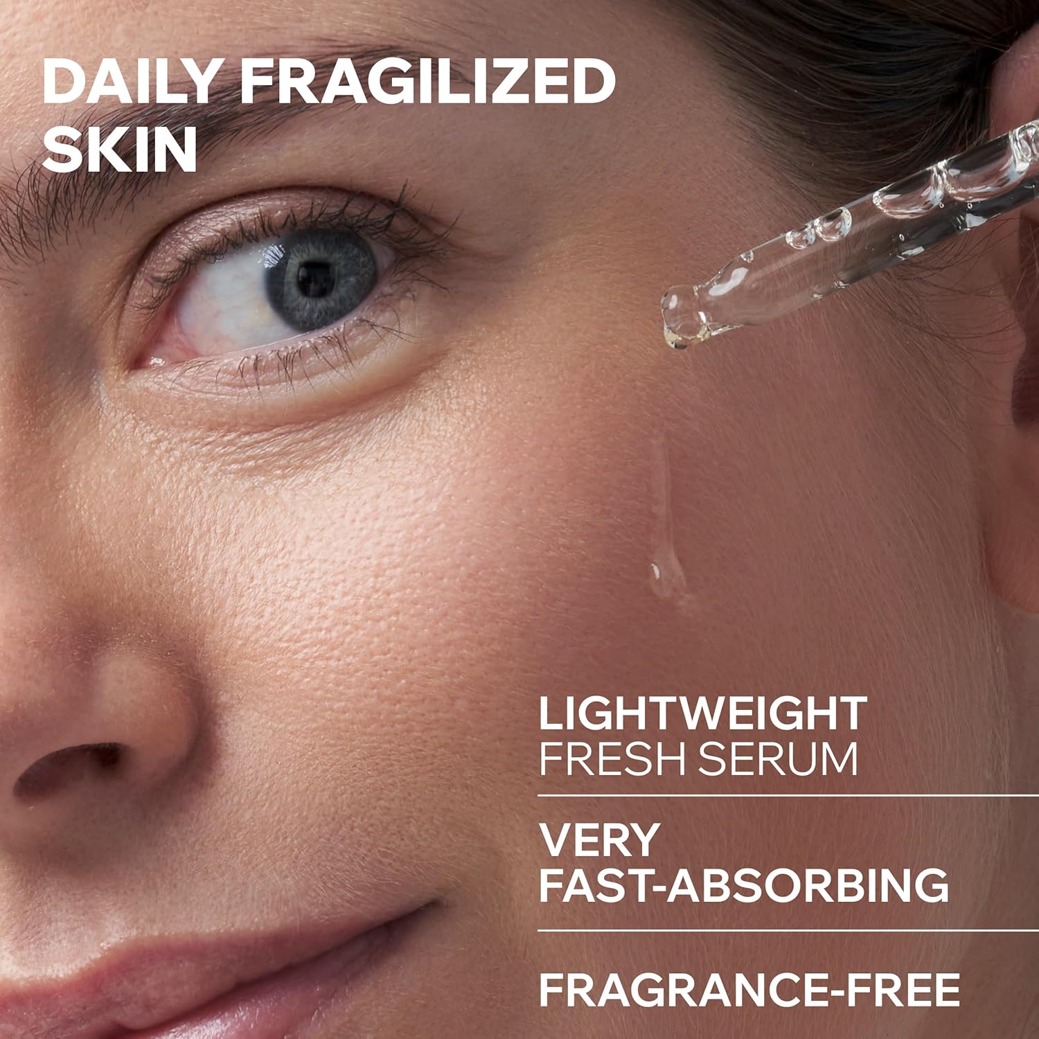 Uriage Cica-Daily Intense Repairing Serum, Made With Prebiotic, Hyaluronic Acid & Centella Asiatica, Boosts Skin Repair, Paraben & Fragrance-Free, Non-Comedogenic