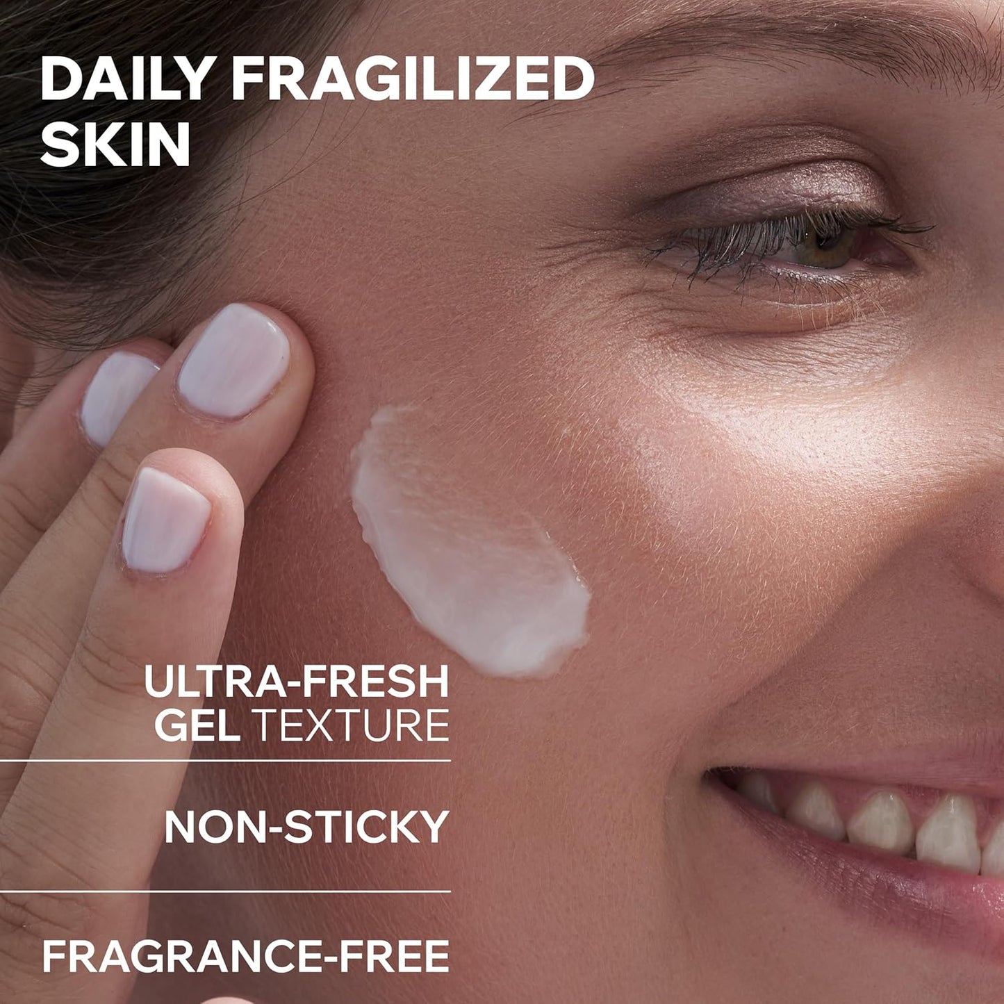 Uriage Cica-Daily Repairing Gel-Cream For Face, Made With Prebiotic, Centella Asiatica & D-Panthenol, Ultra-Light Gel, Paraben & Fragrance-Free, Non-Comedogenic