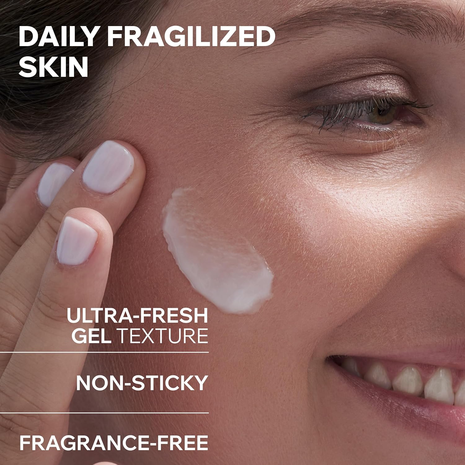 Uriage Cica-Daily Repairing Gel-Cream For Face, Made With Prebiotic, Centella Asiatica & D-Panthenol, Ultra-Light Gel, Paraben & Fragrance-Free, Non-Comedogenic