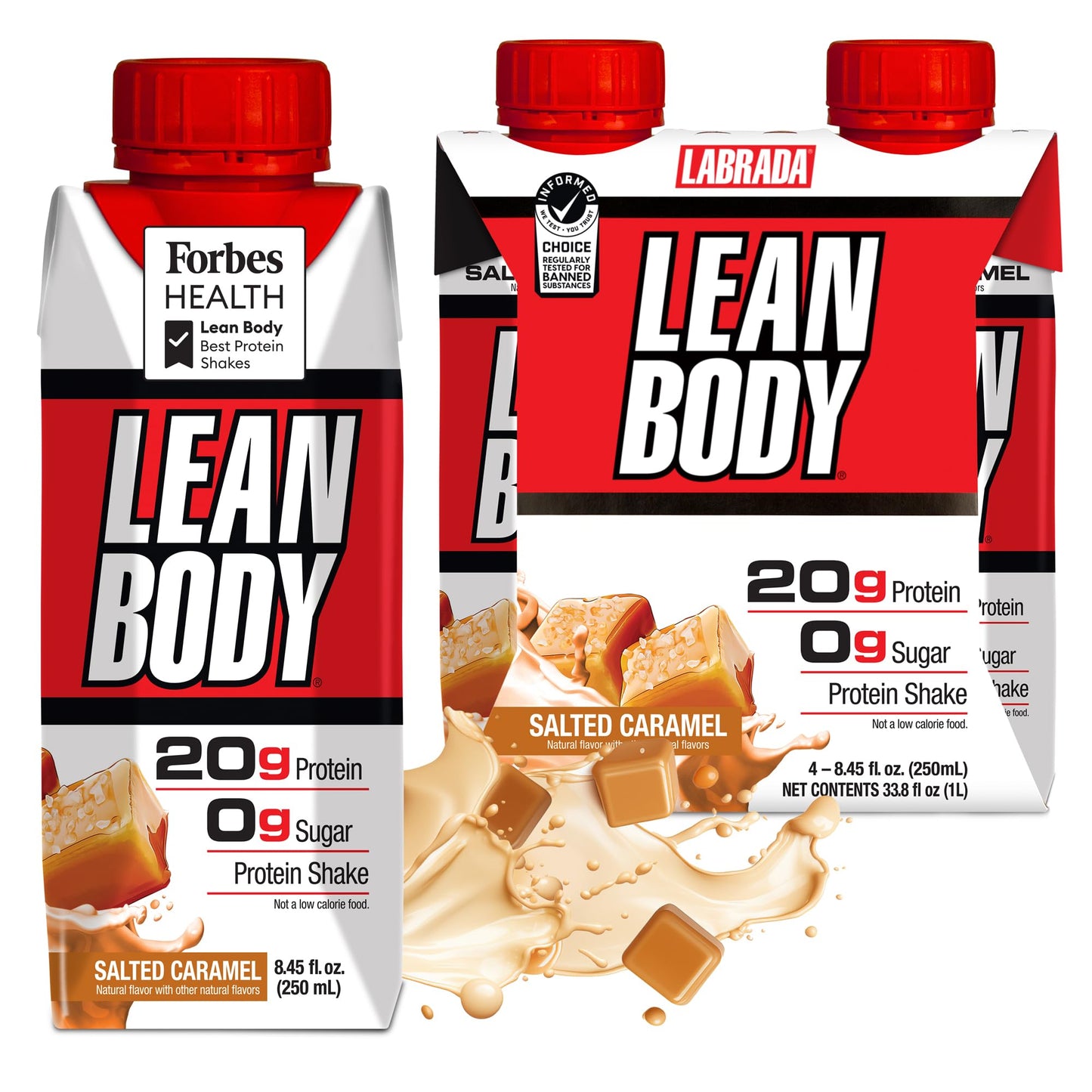 Lean Body Ready-to-Drink, Plant-Based Vegan Chocolate Protein Shake, 30g Protein, No Artificial Flavors, Sweeteners or Colors, Non GMO, Gluten Free, Premium Pea & Rice Blend (Pack of 12)