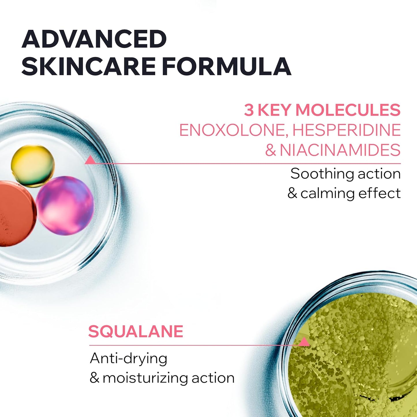 Uriage Roseliane Smoothing Serum, Visibly Calms Redness, Heating Sensations, Fine Lines, Face, Hesperidin, Enoxolone, Niacinamide, Squalane, Uriage Thermal Water